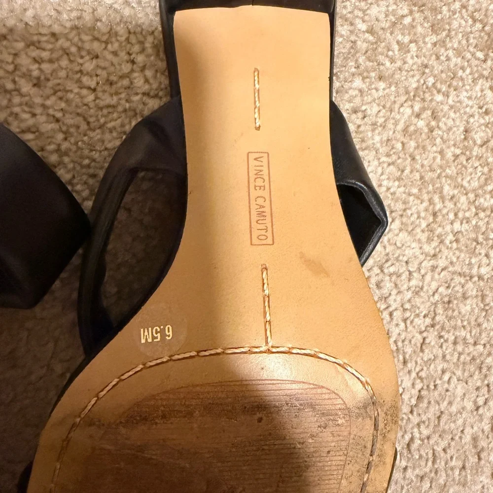 Vince Camuto Black Women's Heel Sandals - Picture 8 of 13